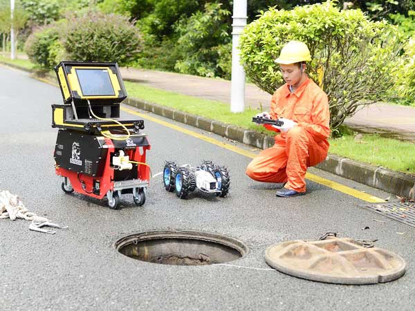 龙子湖管道机器人检测