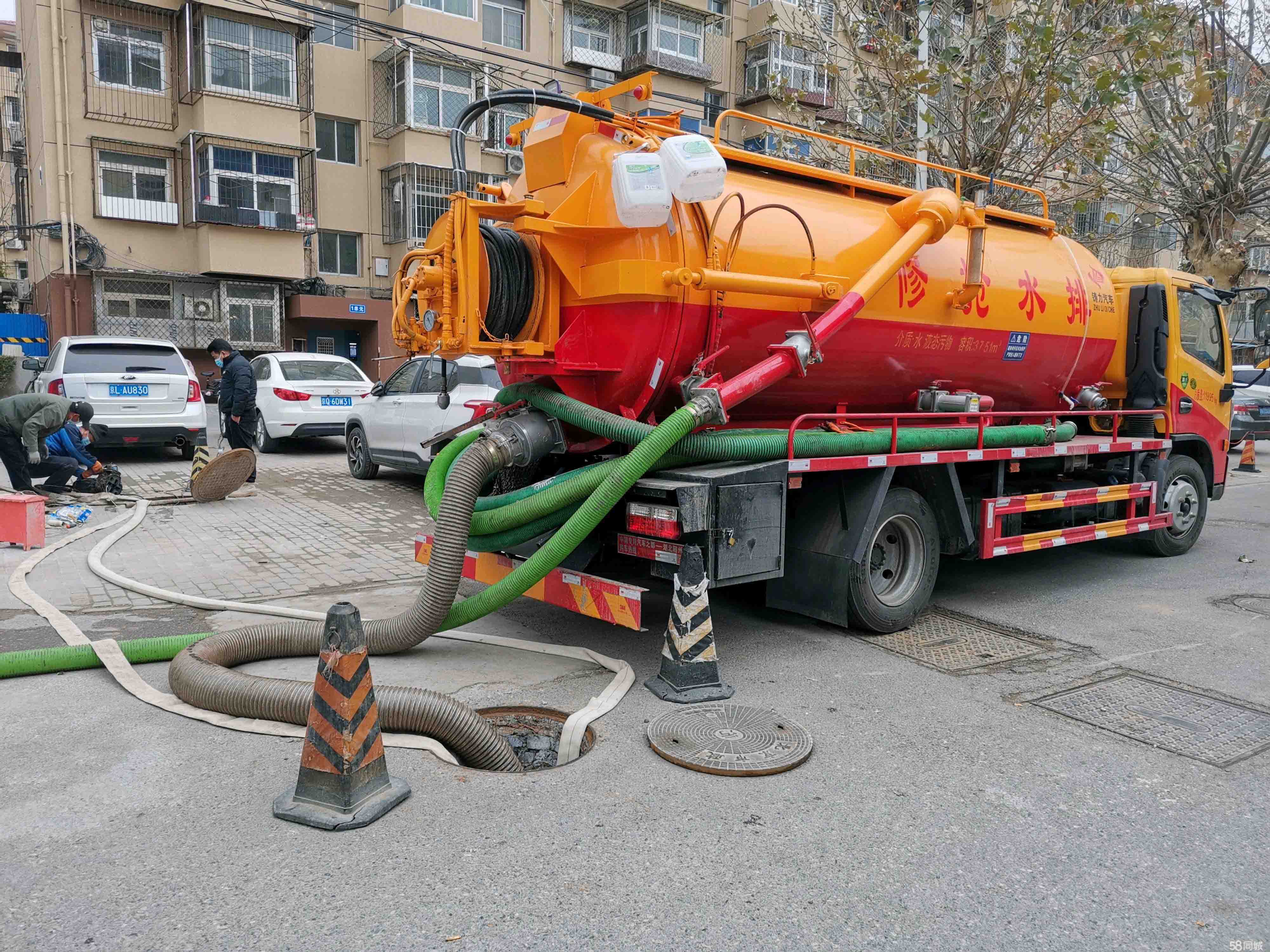 龙子湖抽粪吸污